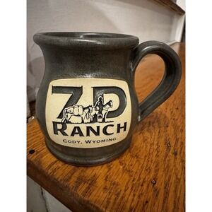 Deneen Pottery 7D Ranch Stoneware Gray Mug Cody Wyoming 2009